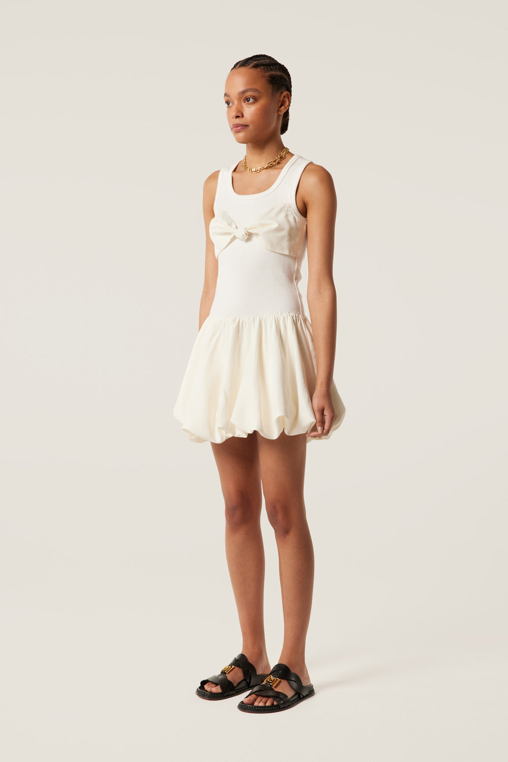 Robe courte effet boule