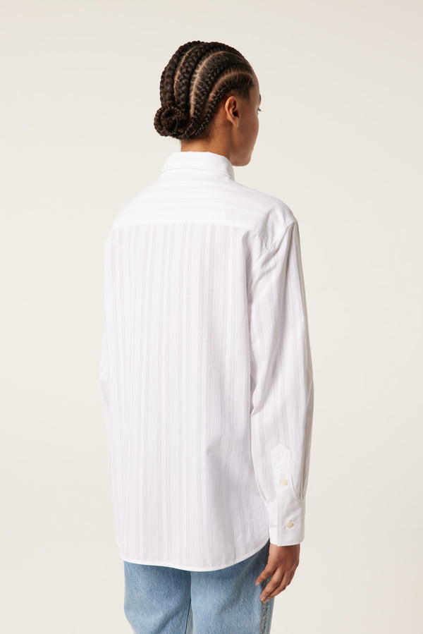 Chemise ample asymétrique