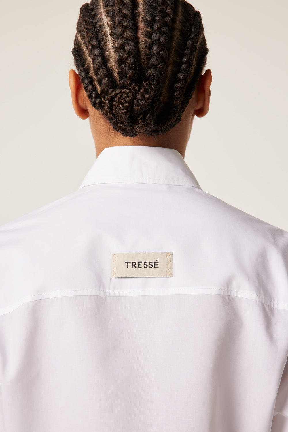 Chemise courte brodée