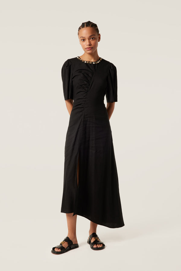 Robe col coquillage
