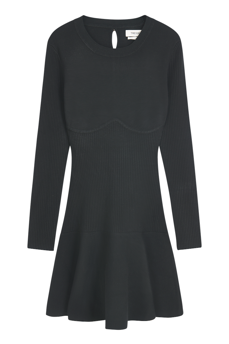 Short fitted knit dress