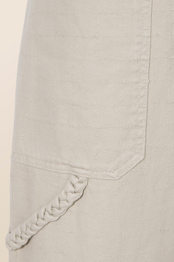 Denim texturé argile