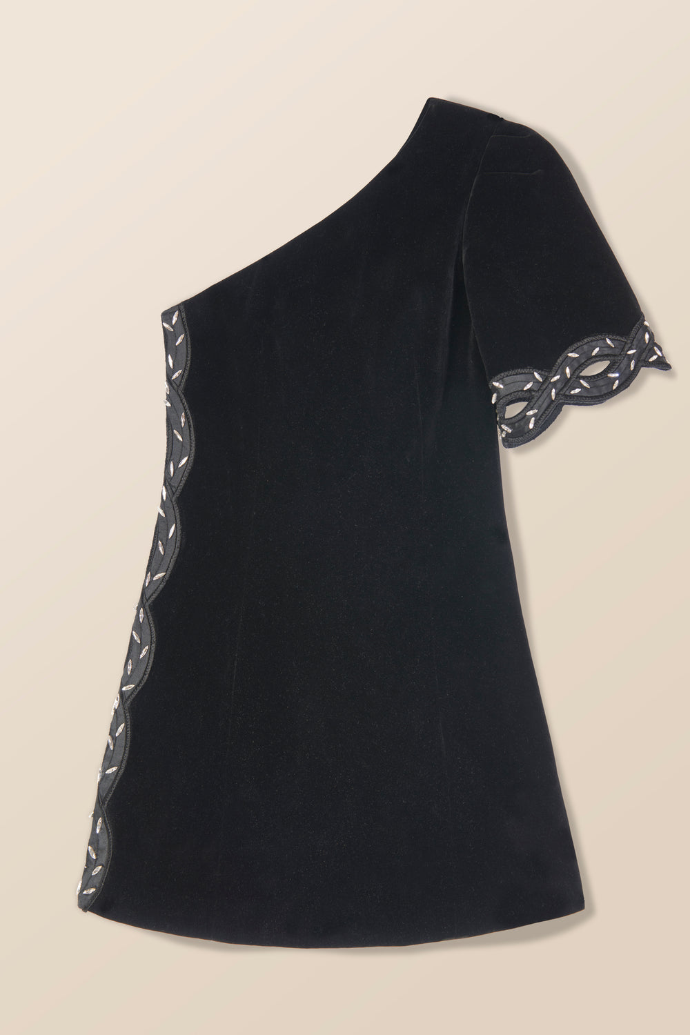 Off the shoulder velvet dress