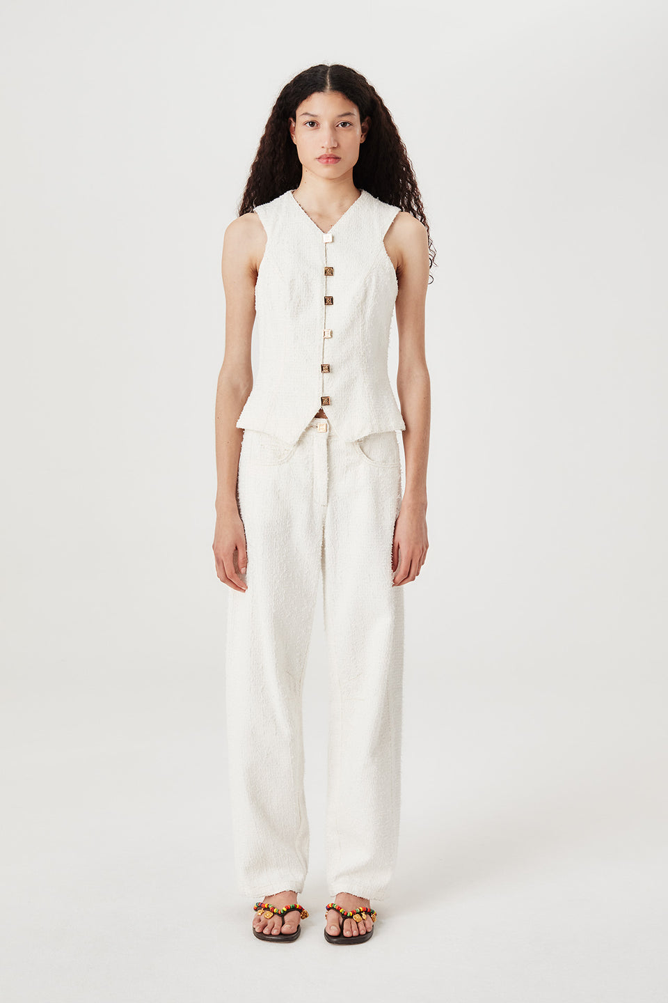 Pantalon tweedé