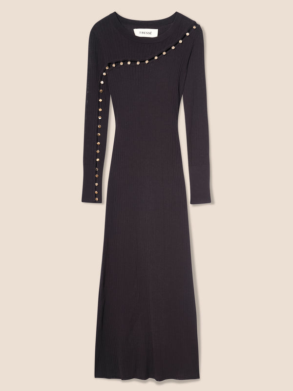 Robe longue en maille