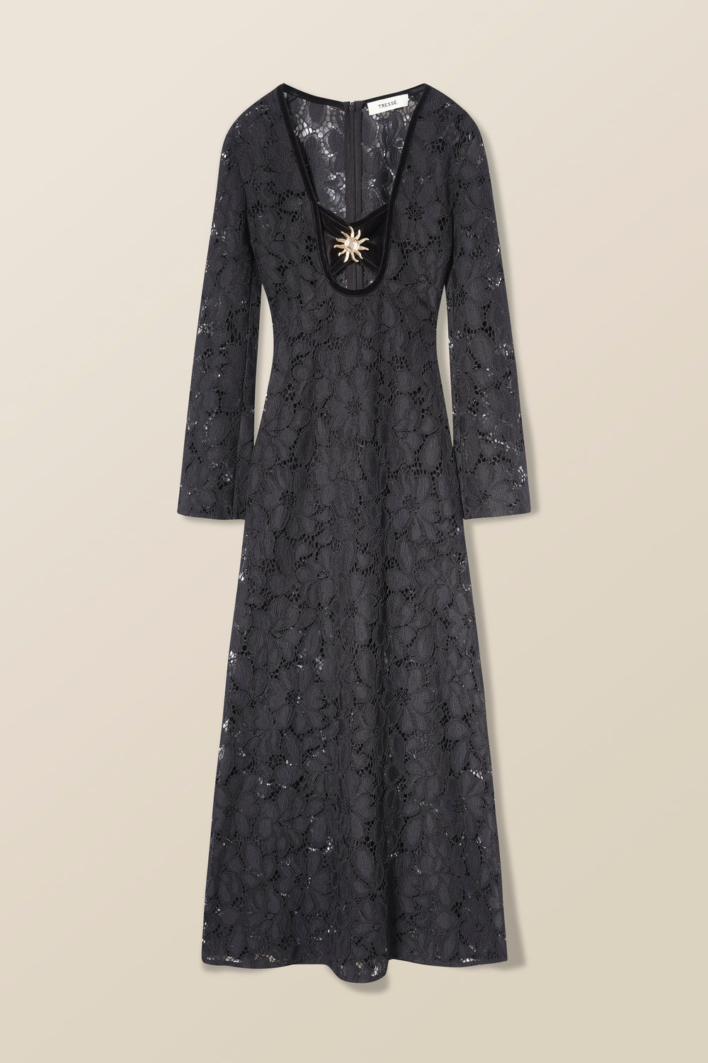Long lacework dress