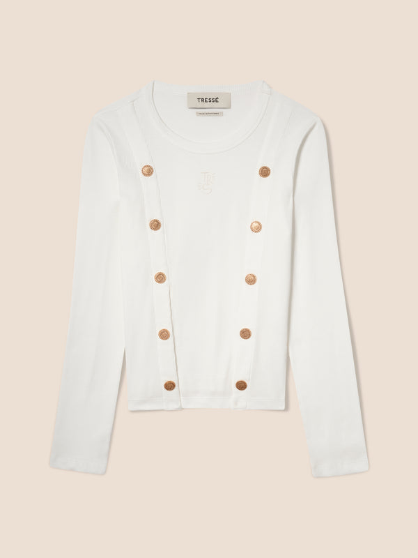 Top à boutons pression