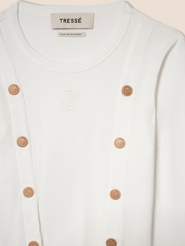 Top à boutons pression