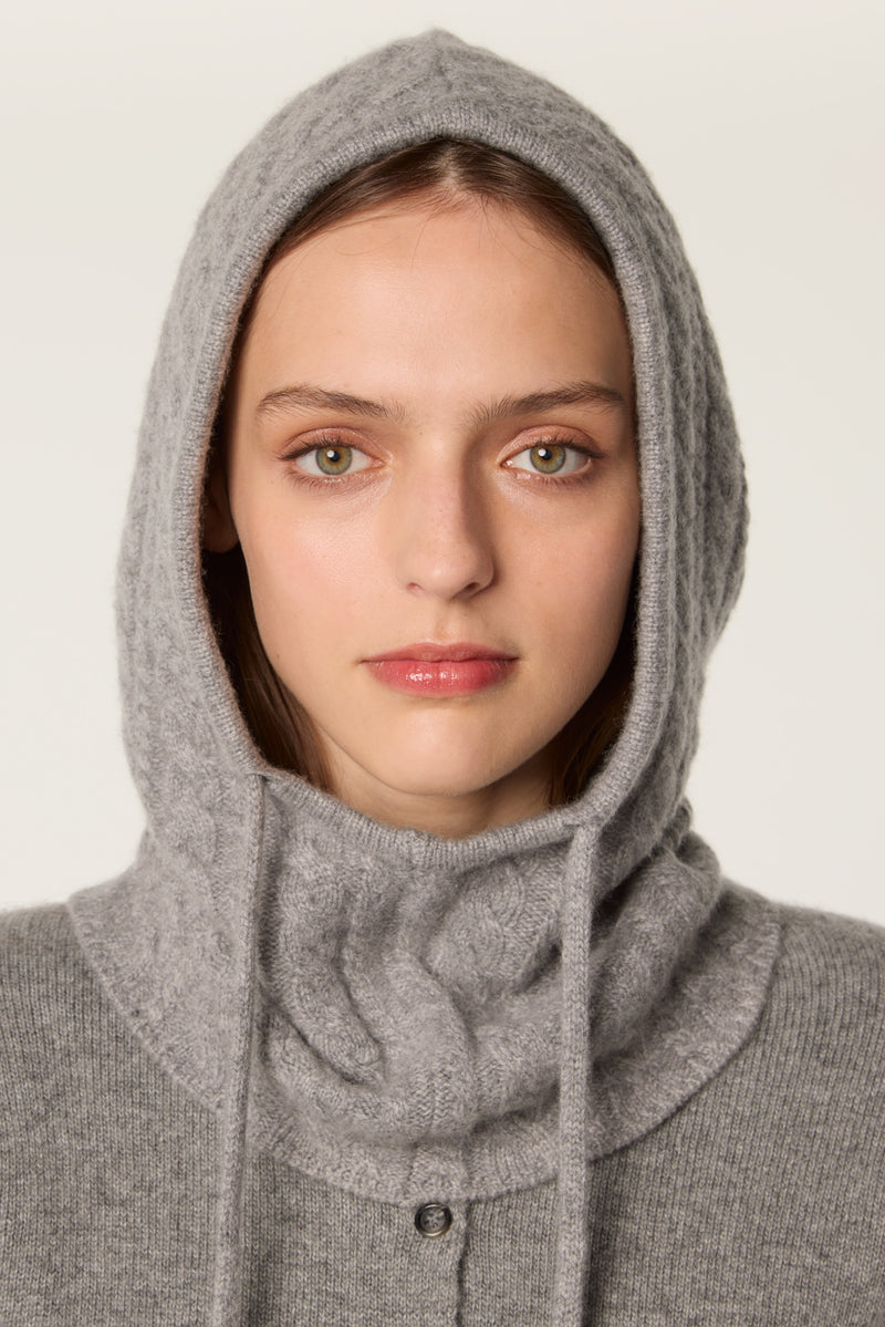 Cagoule torsadée