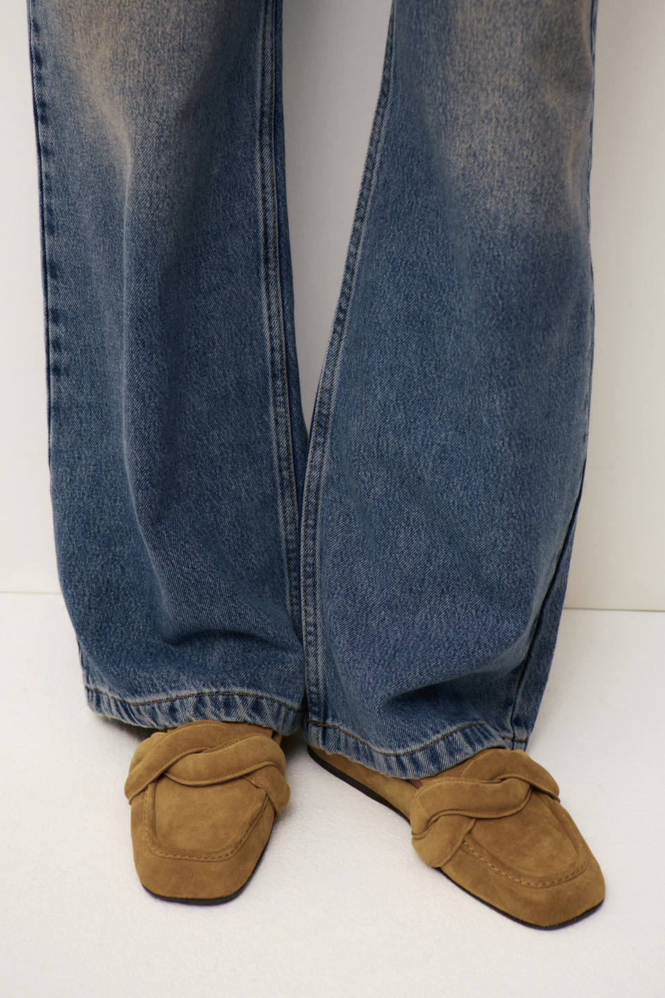 Mocassin en daim