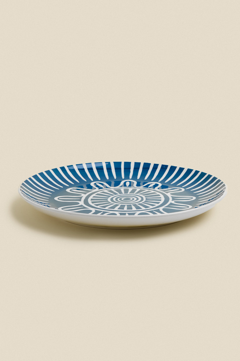 Marine sun dinner plate