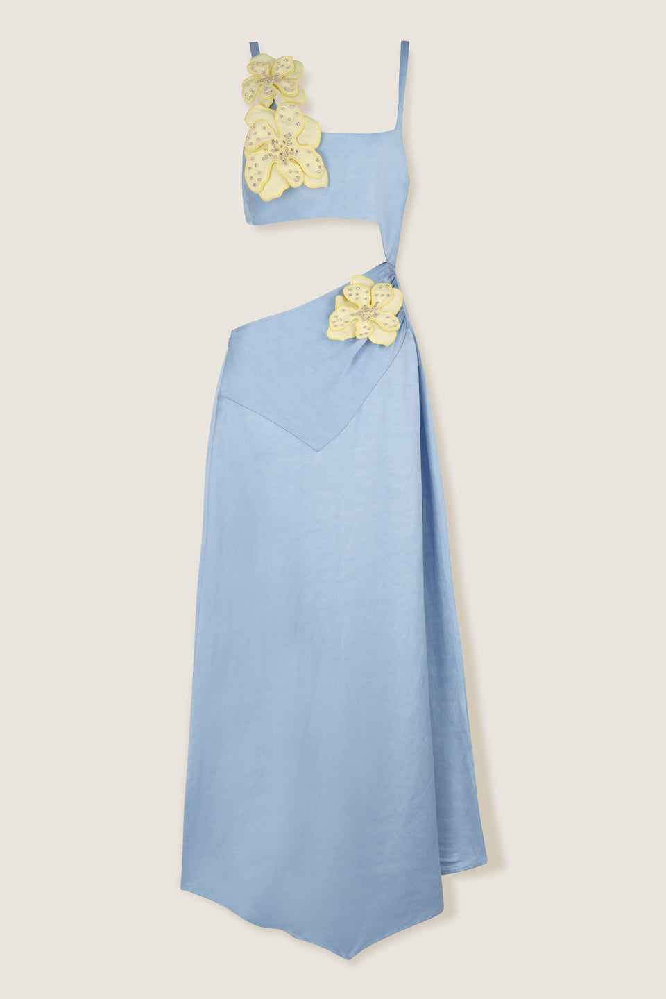 Robe longue à fleurs