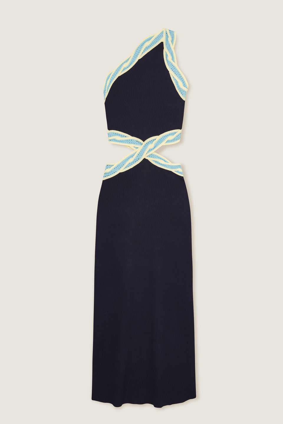 Robe longue à épaule dénudée