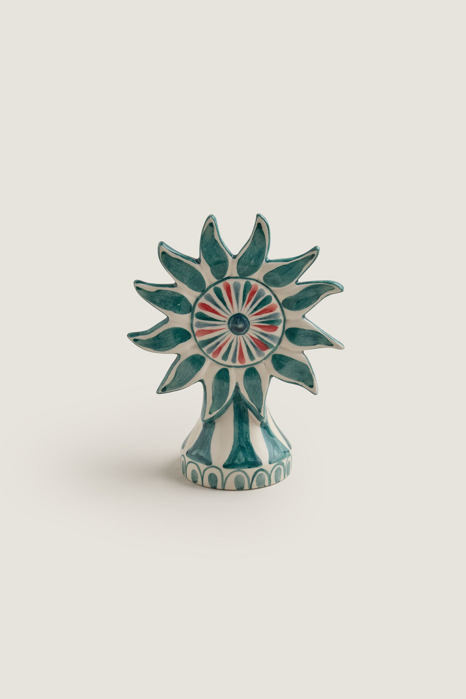 Sun-shaped candelabra