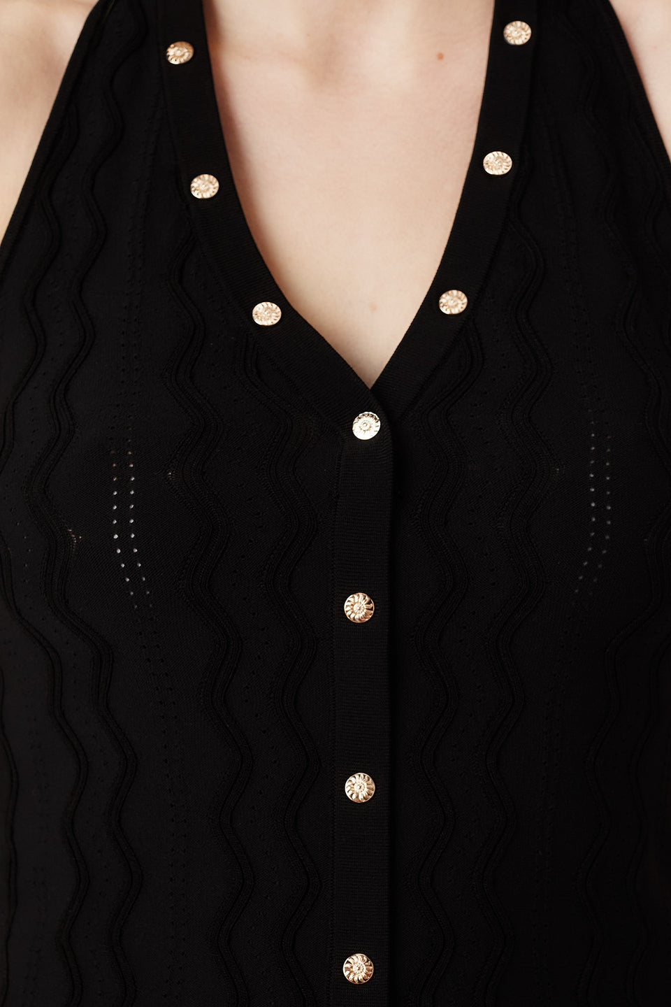 Top dos nu en maille