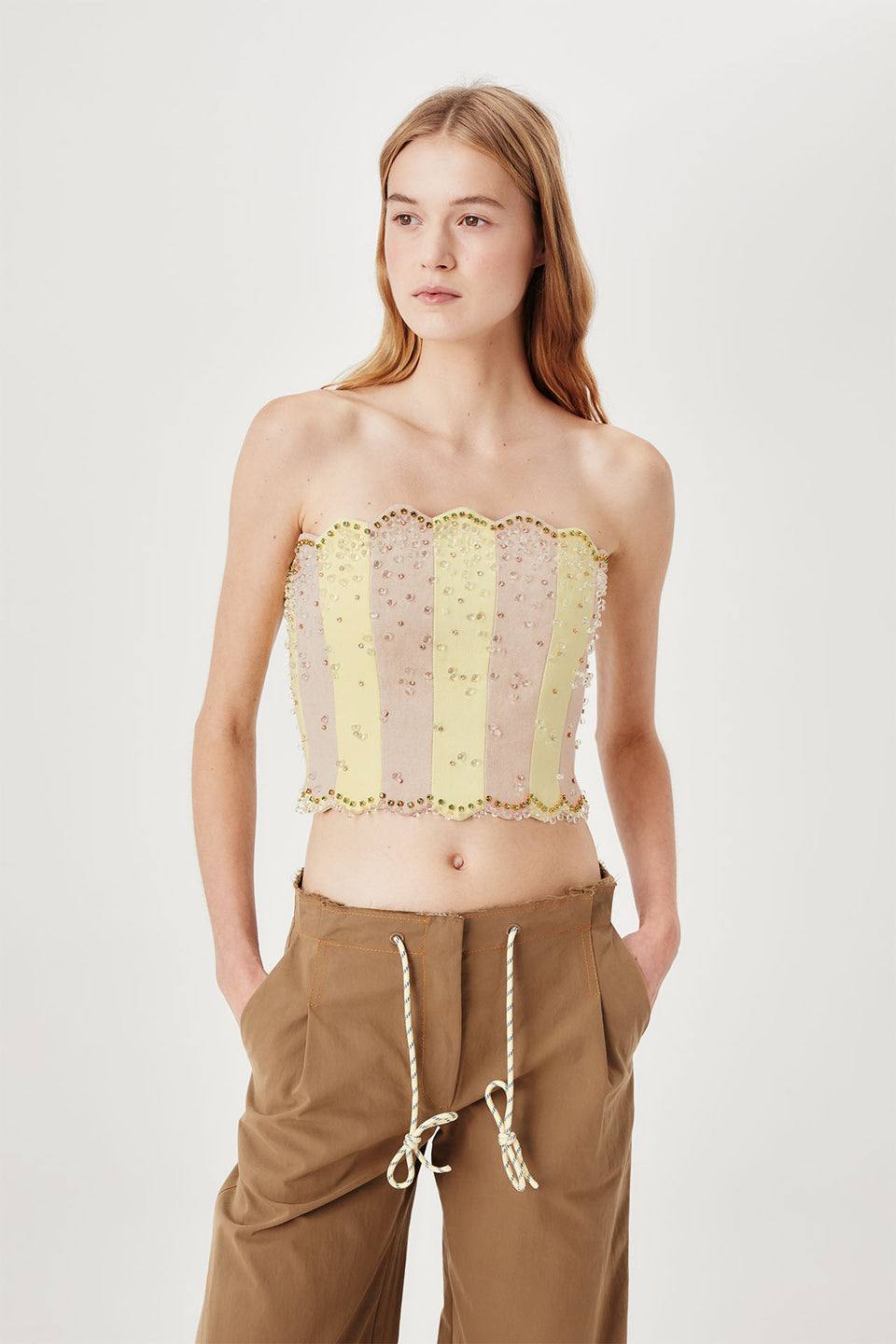 Bustier à nouer