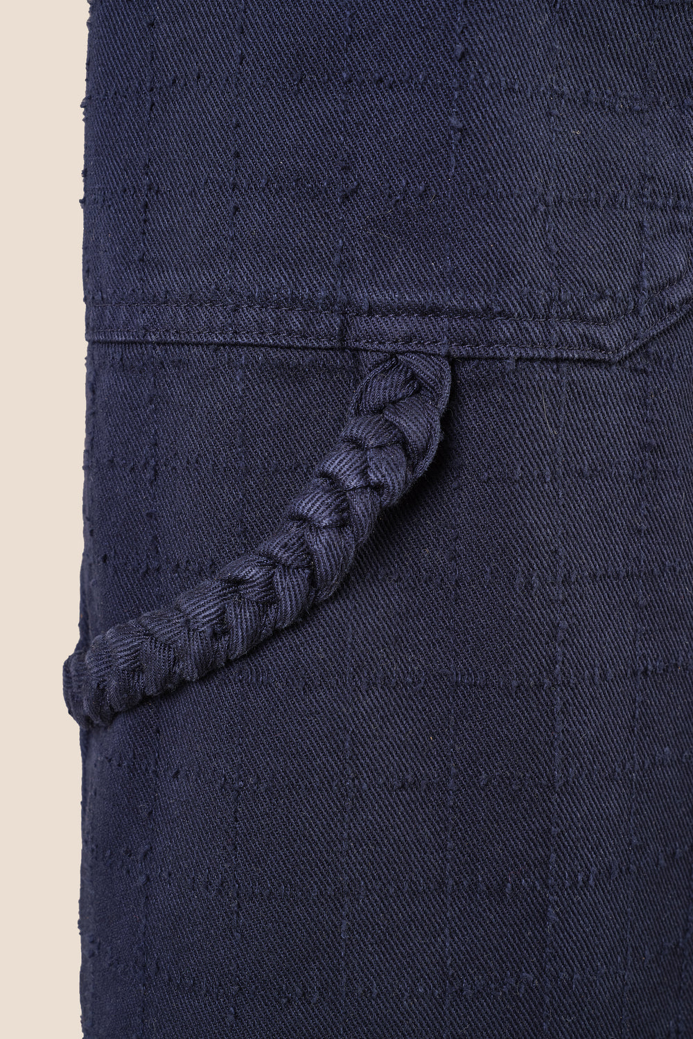 Textured denim