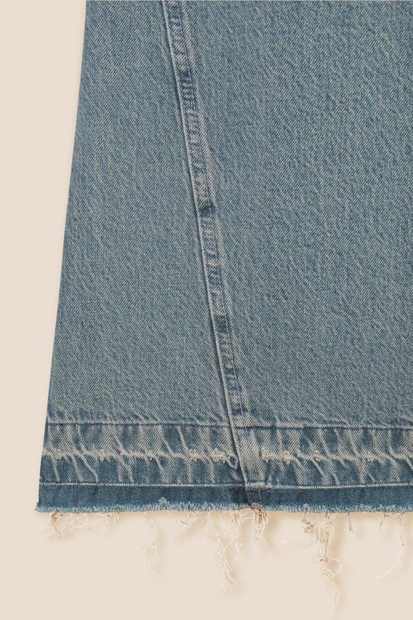 Denim à empiècements