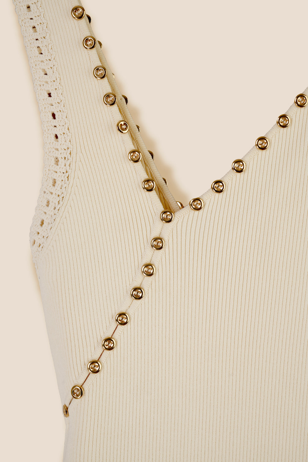Asymmetrical neckline mesh dress