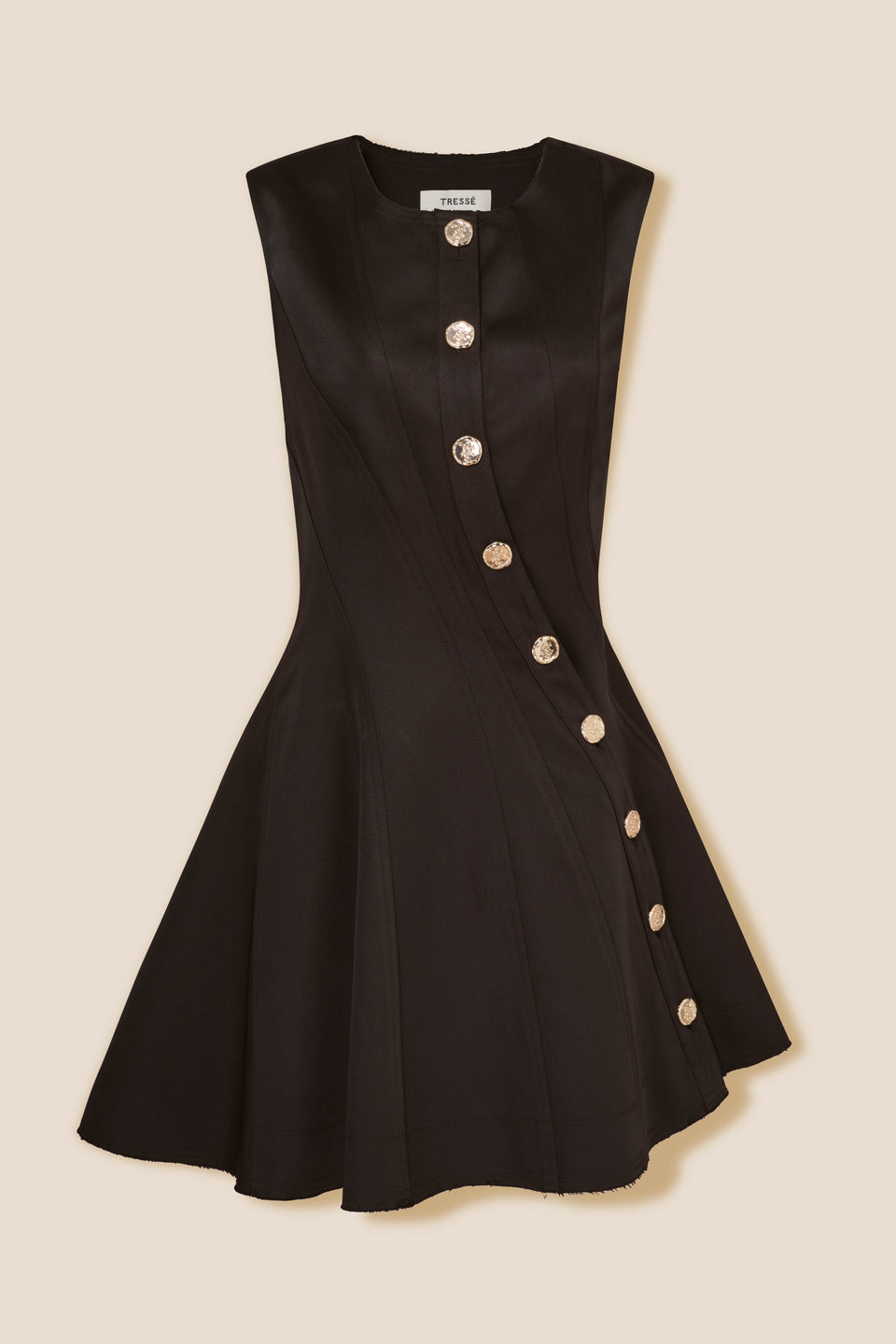 Robe en satin twisté