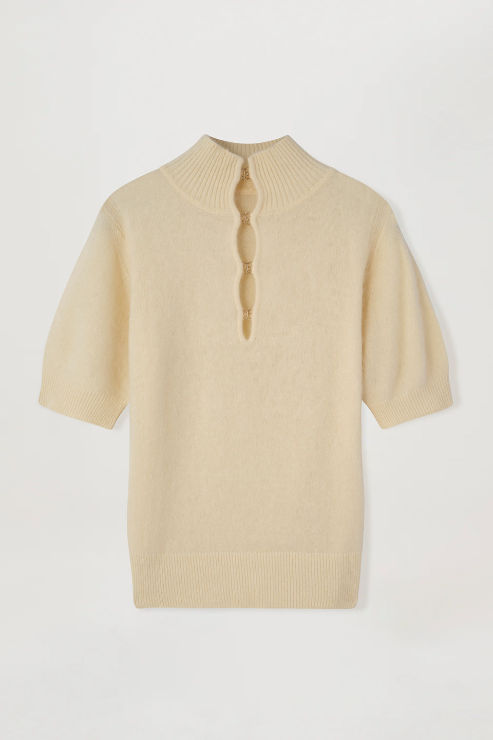 Top en maille duveteuse