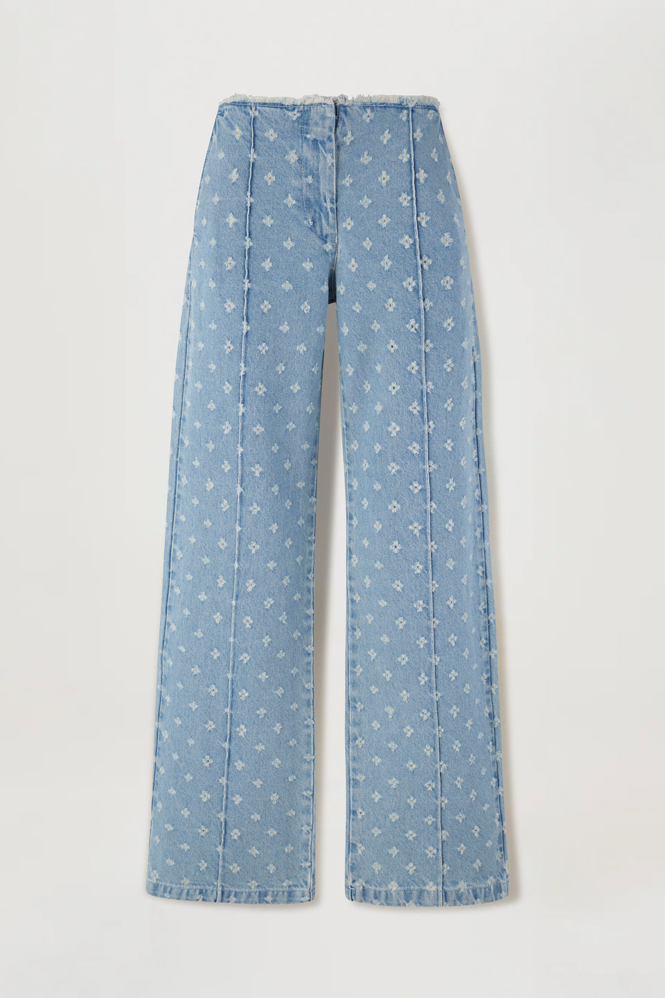 Denim en toile à effet usé