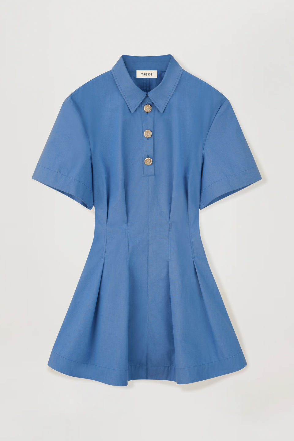 Robe plissée à dos nu