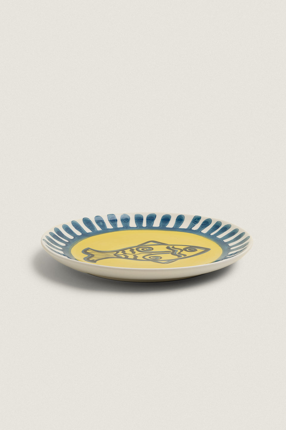 Assiette à dessert poisson