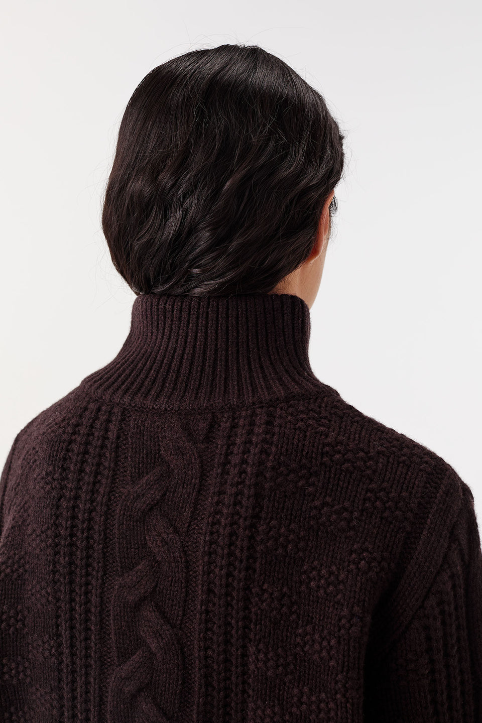 Trucker-collar sweater