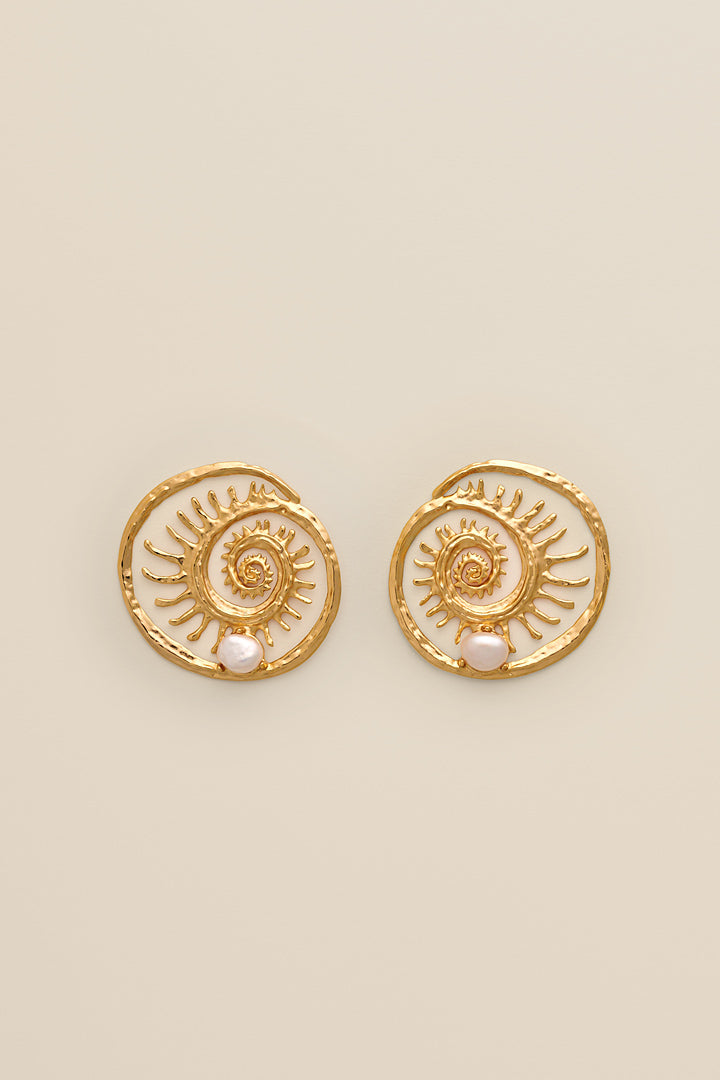 Boucles d'oreilles coquillage