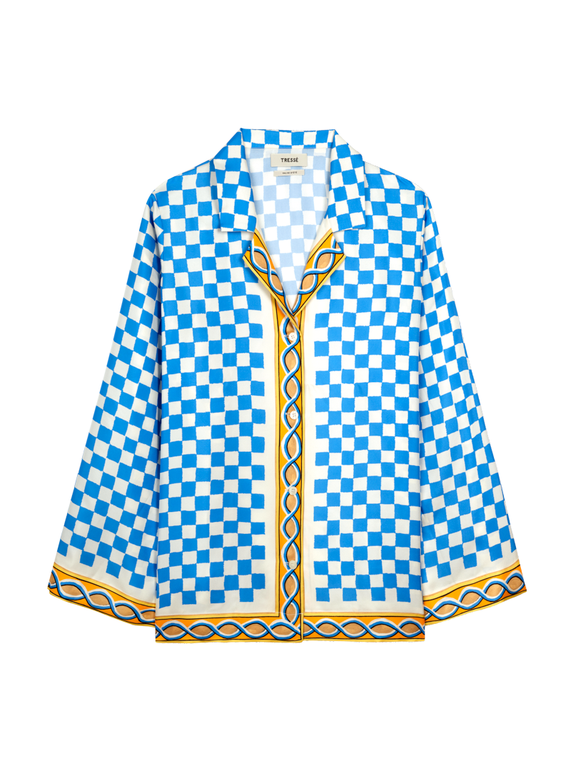 Chemise fluide à motifs
