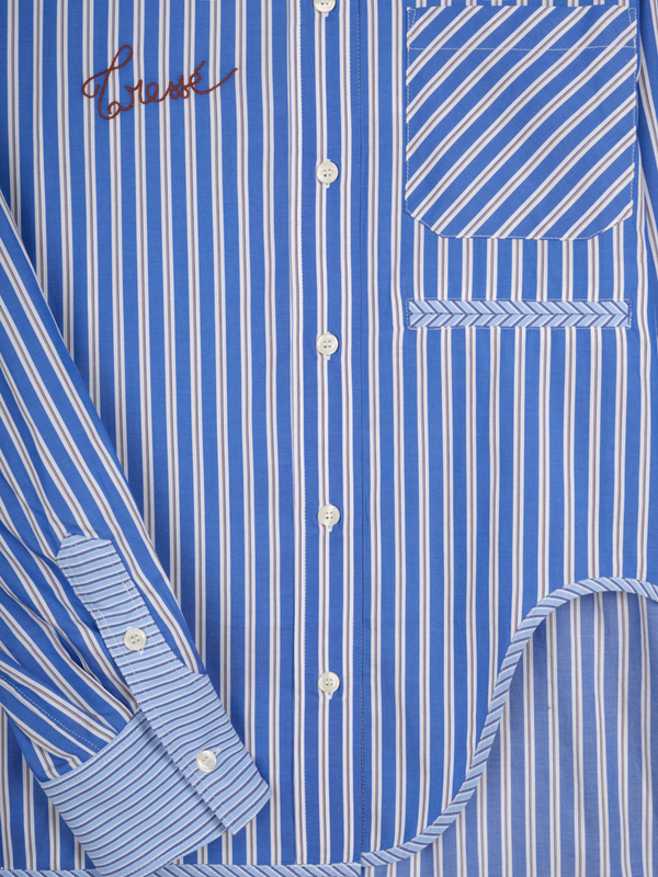 Chemise ample à rayures