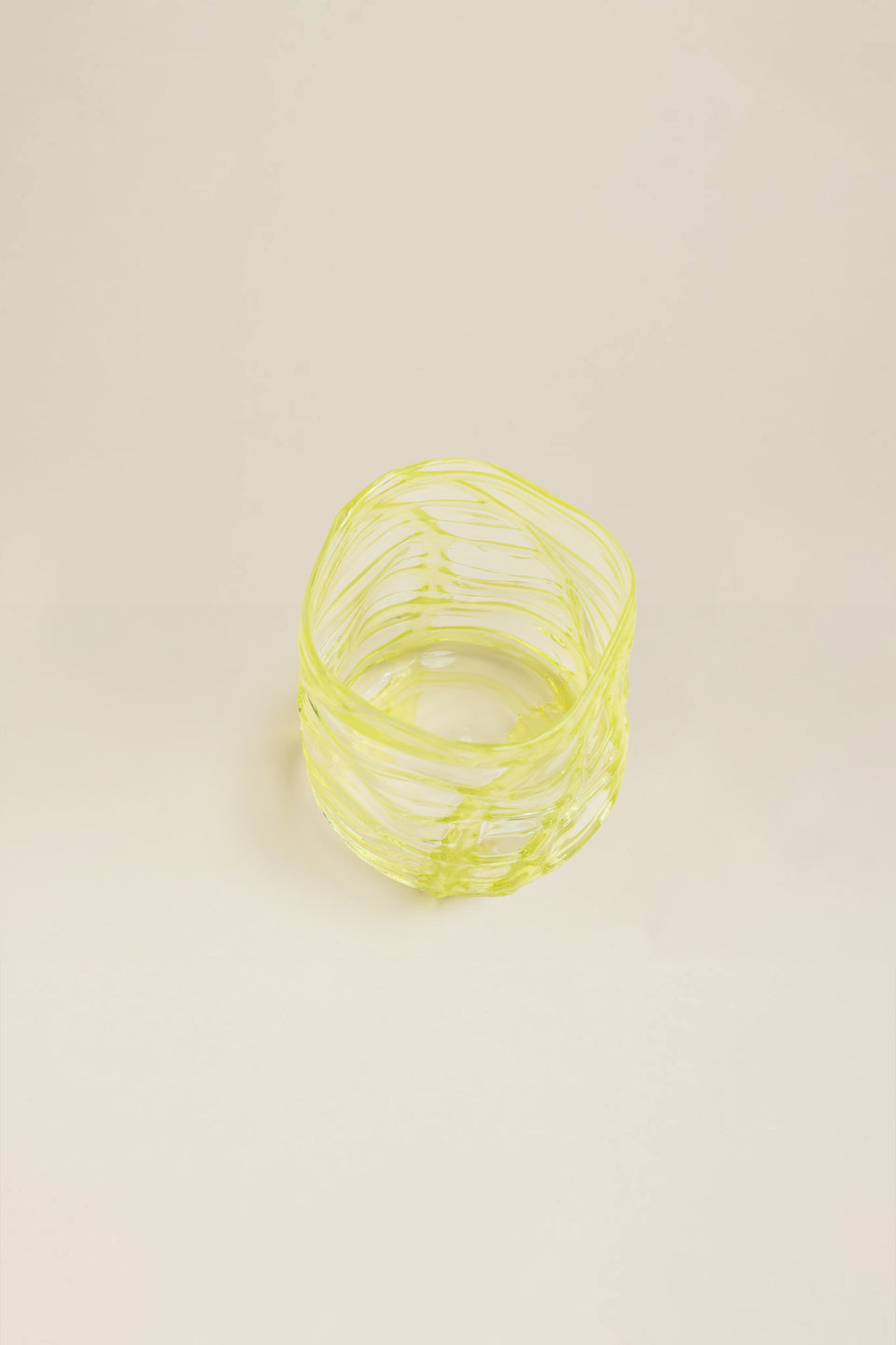 Verre de Murano jaune