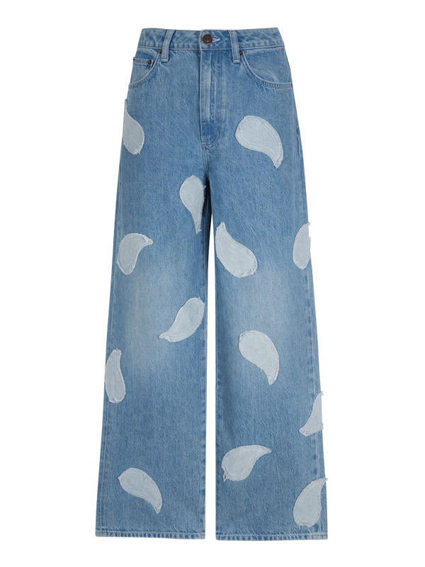 Denim à patchwork
