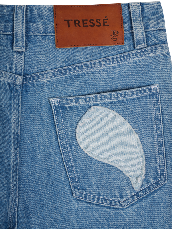 Denim à patchwork