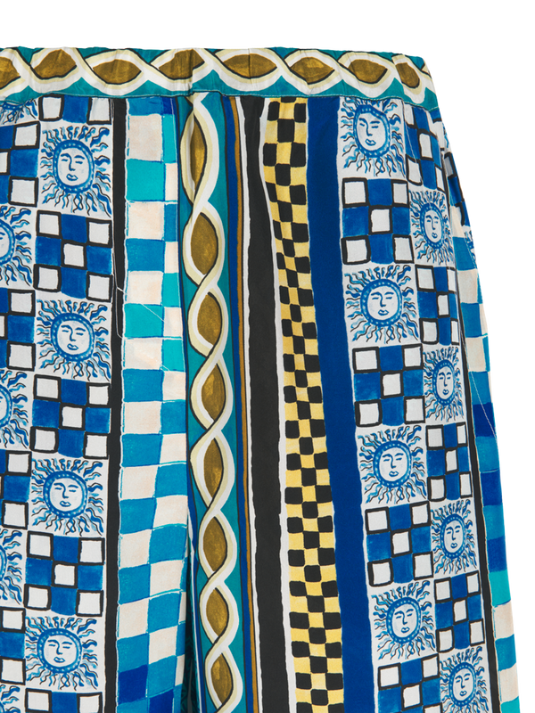 Pantalon en soie