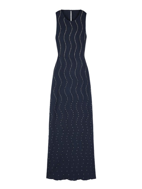 Robe dos nu à strass
