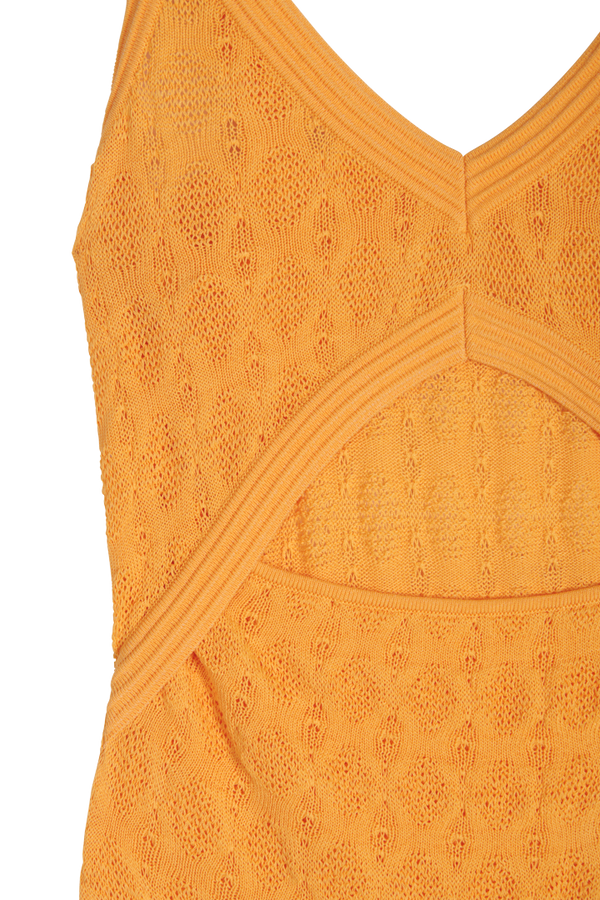 Robe longue en maille