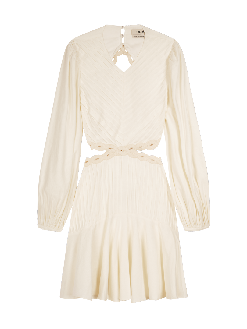 Robe dos nu tresse