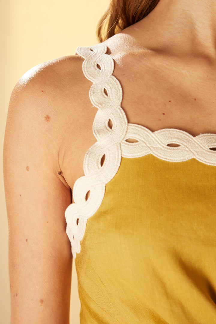 Long cut-out dress