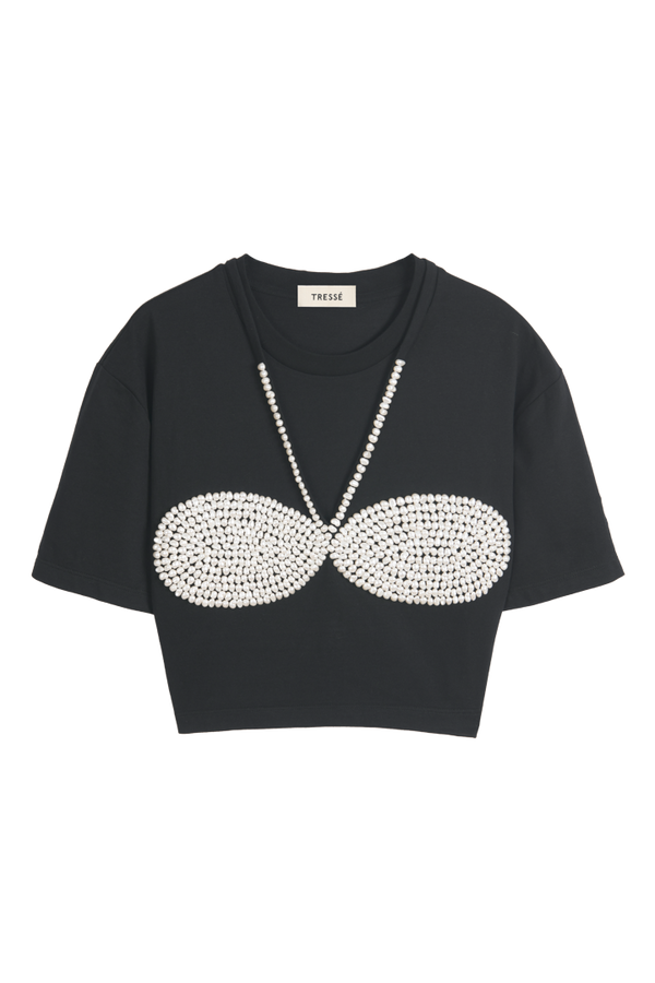 Tee-shirt à perles