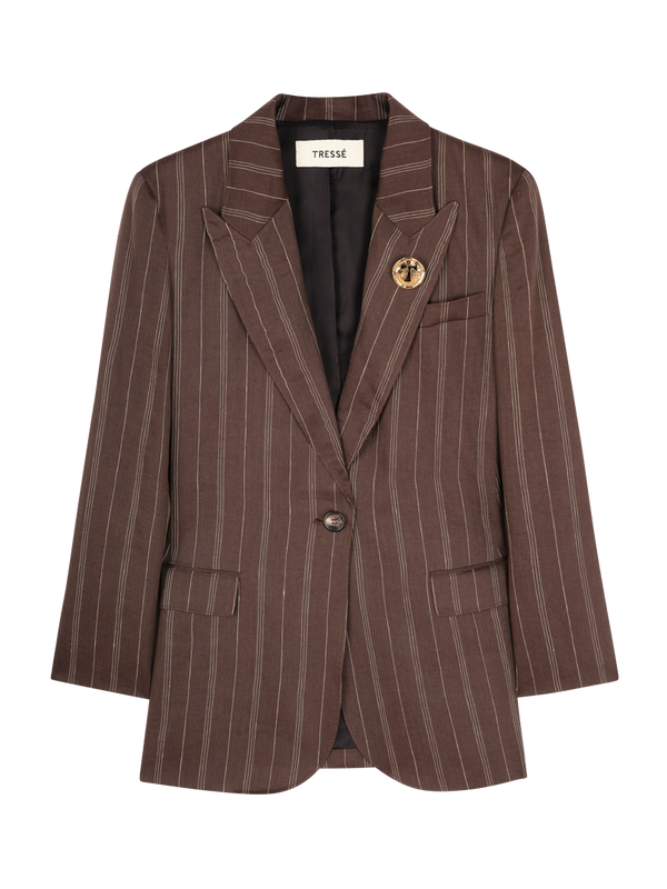 Veste de tailleur à rayures