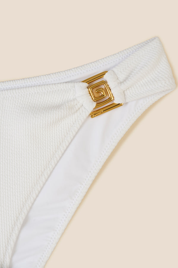 Maillot de bain blanc deux-pièces