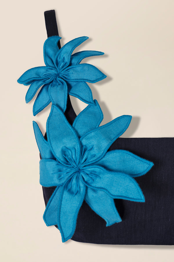 Robe longue effet brassière