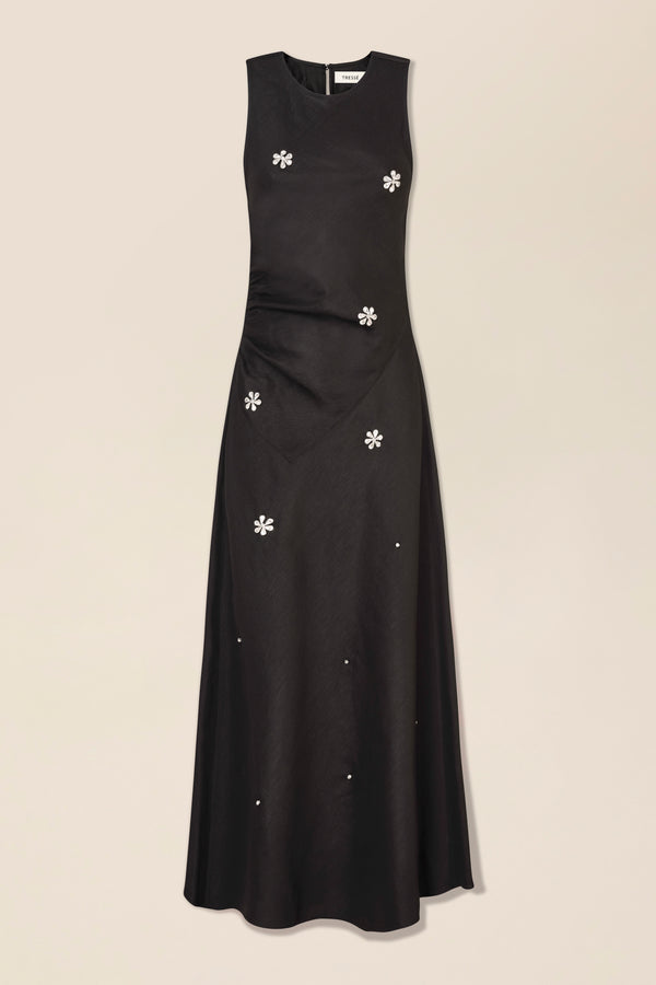 Robe dos nu strass