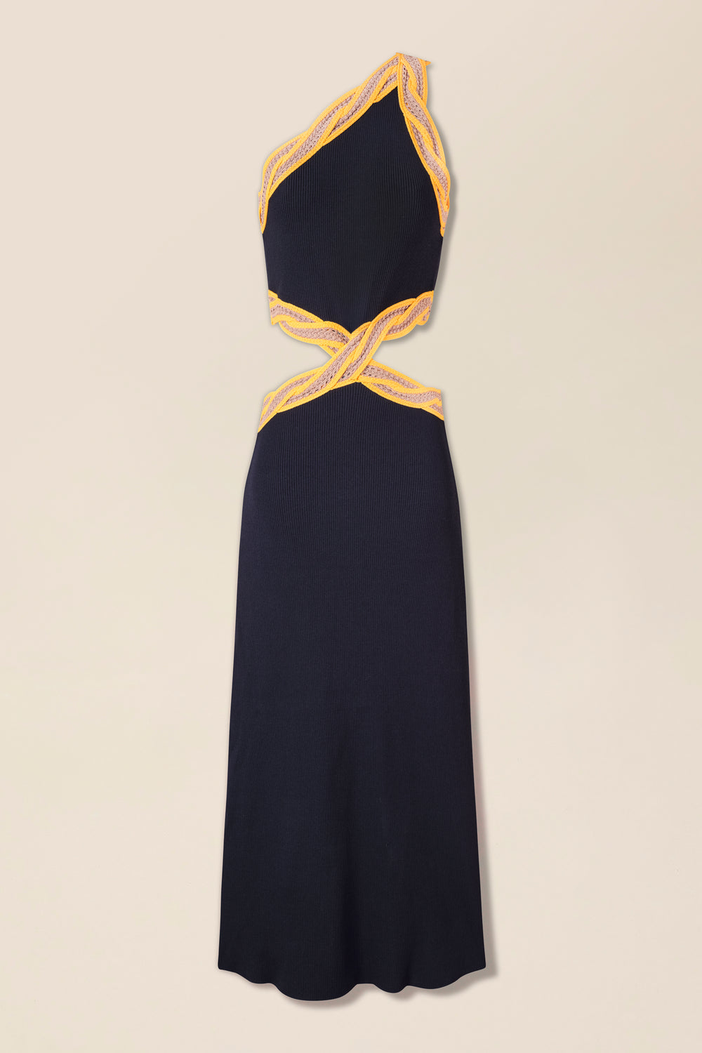Crochet braid knit dress