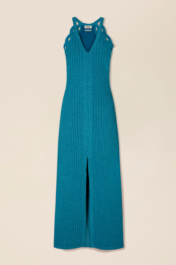 Robe longue fendue