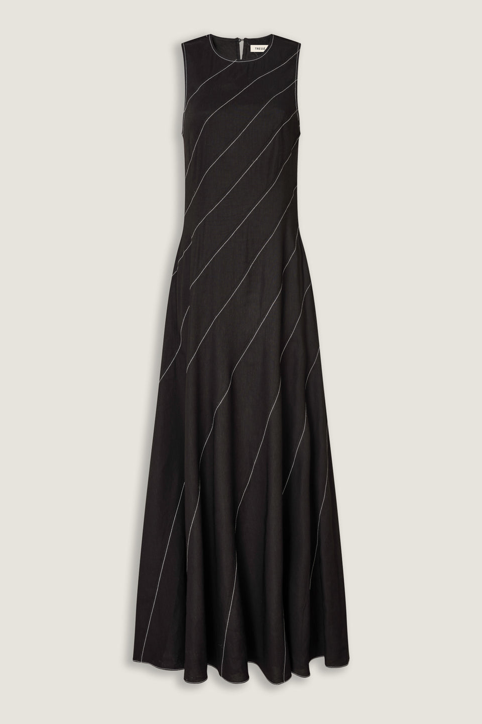 Robe longue à découpes
