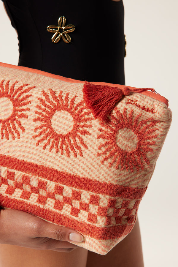 Pochette de plage en éponge