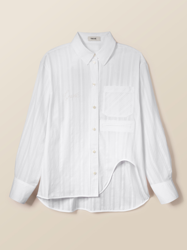 Chemise ample asymétrique